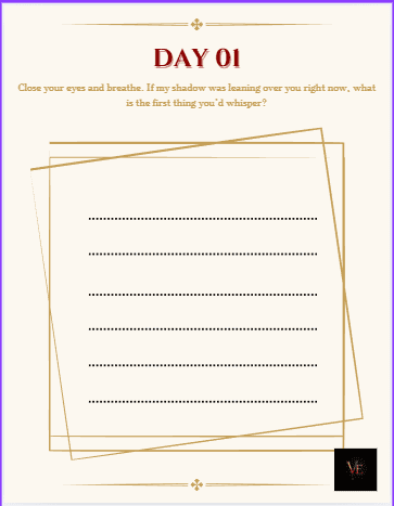 The Shadow Diary: A 30-Day Vampire Erotica Journal - Image 7