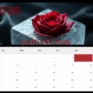 2026 Forbidden Art: The Gothic Vampire Calendar