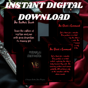 Midnight Encounters | Dark Romance & Vampire Inspired Intimacy Card Deck (Digital Download)